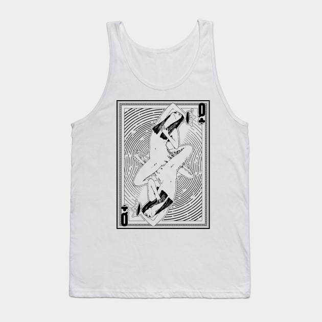 Feminism Queen Queen Poker Card Tank Top by avshirtnation